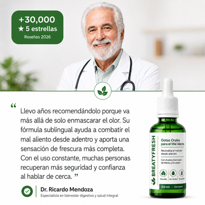 Gotas Naturales · Tratamiento Avanzado contra el Mal Aliento