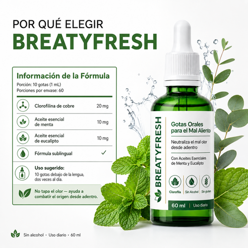 Gotas Naturales · Tratamiento Avanzado contra el Mal Aliento