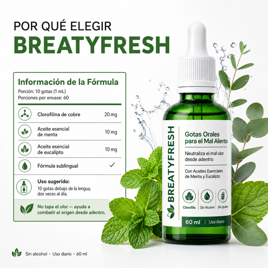 Gotas Naturales · Tratamiento Avanzado contra el Mal Aliento