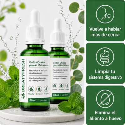 Gotas Naturales · Tratamiento Avanzado contra el Mal Aliento